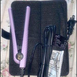 Mini hair straightener (purple)